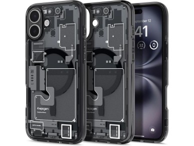 Spigen Ultra Hybrid MagSafe Zero One for iPhone 16 - Dark Gray Spigen Ultra Hybrid MagSafe Zero One for iPhone 16 - Dark Gray