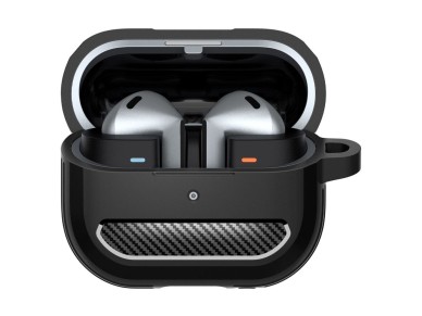Spigen Rugged Armor Samsung Galaxy Buds 3 / 3 Pro Case - Black Spigen Rugged Armor Samsung Galaxy Buds 3 / 3 Pro Case - Black