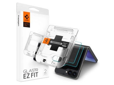 Spigen Glas.tR EZ Fit Tempered Glass for Samsung Galaxy Z Flip 6 - 2 pcs. Spigen Glas.tR EZ Fit Tempered Glass for Samsung Galaxy Z Flip 6 - 2 pcs.