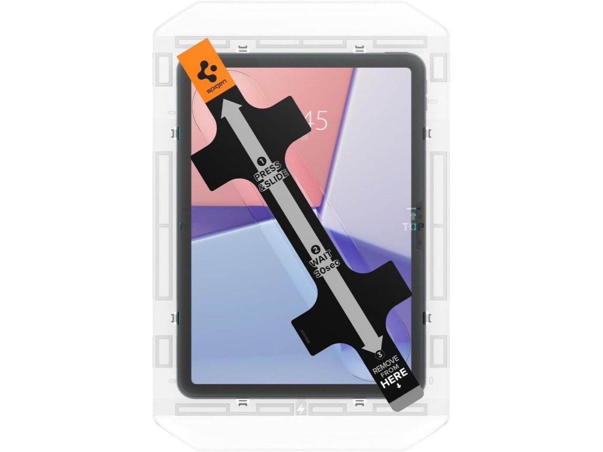 Protector de pantalla de vidrio templado Spigen Glas.tR EZ Fit para iPad Air de 11