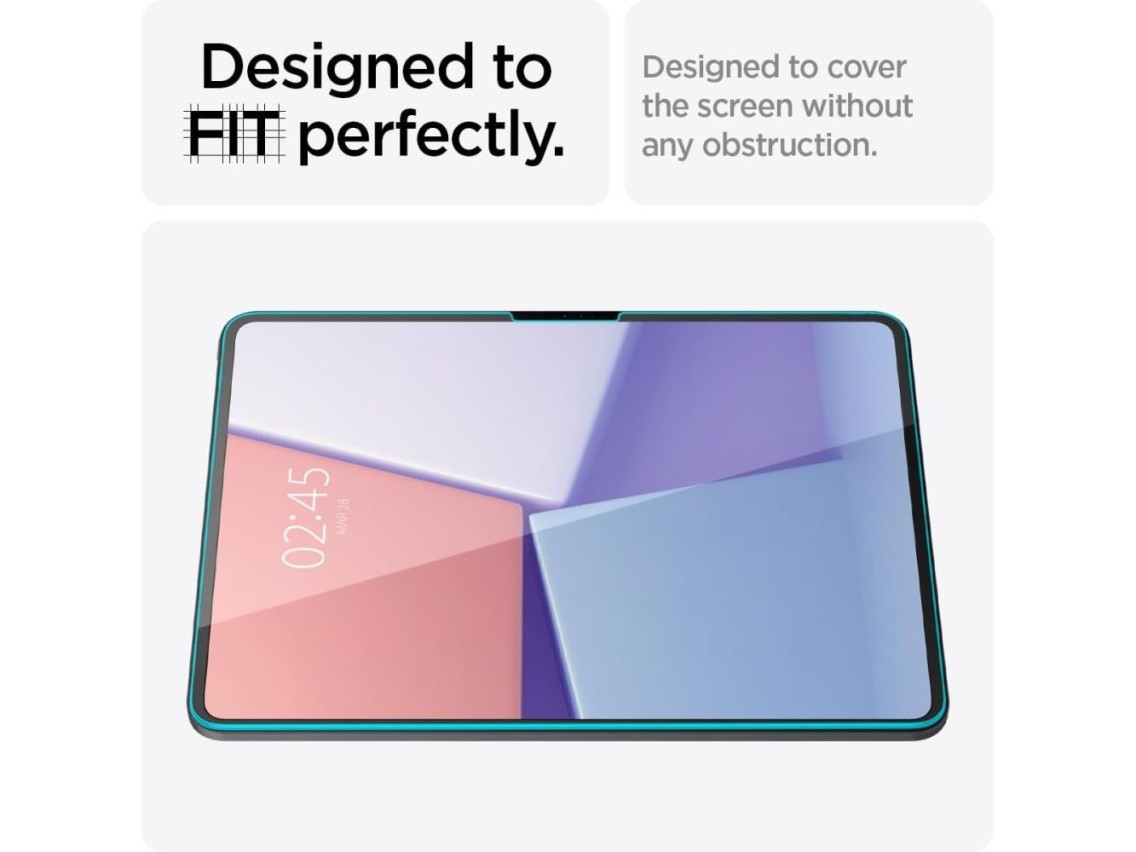 Spigen Glas.tR EZ Fit Película de Vidro Temperado para iPad Pro 13'' 2024