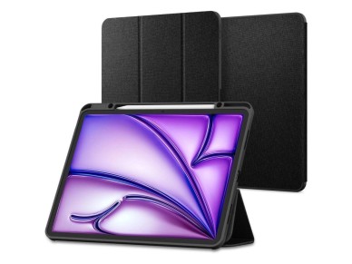 Capa Spigen Urban Fit para iPad Air 10.9'' 4/5 2020-2022 / 11.6'' 2024 - Preta