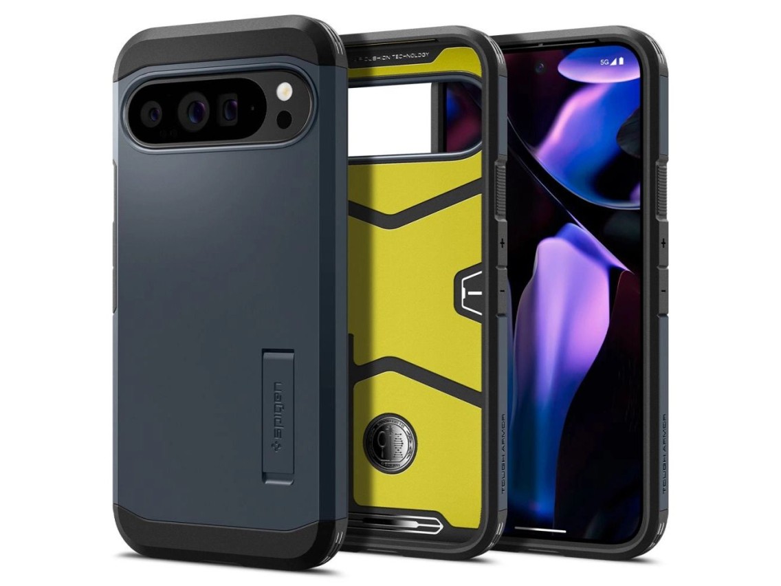 Funda Spigen Tough Armor para Google Pixel 9 Pro XL - grafito