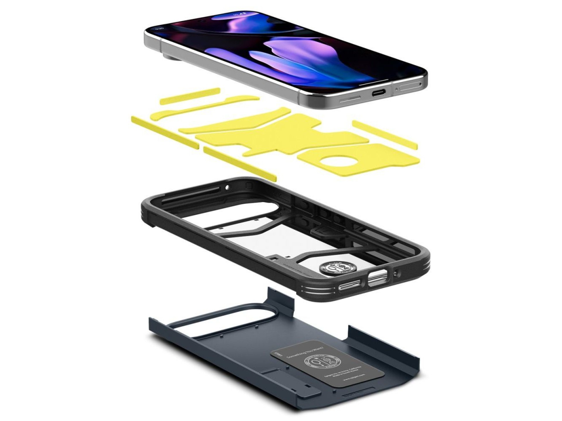 Funda Spigen Tough Armor para Google Pixel 9 Pro XL - grafito