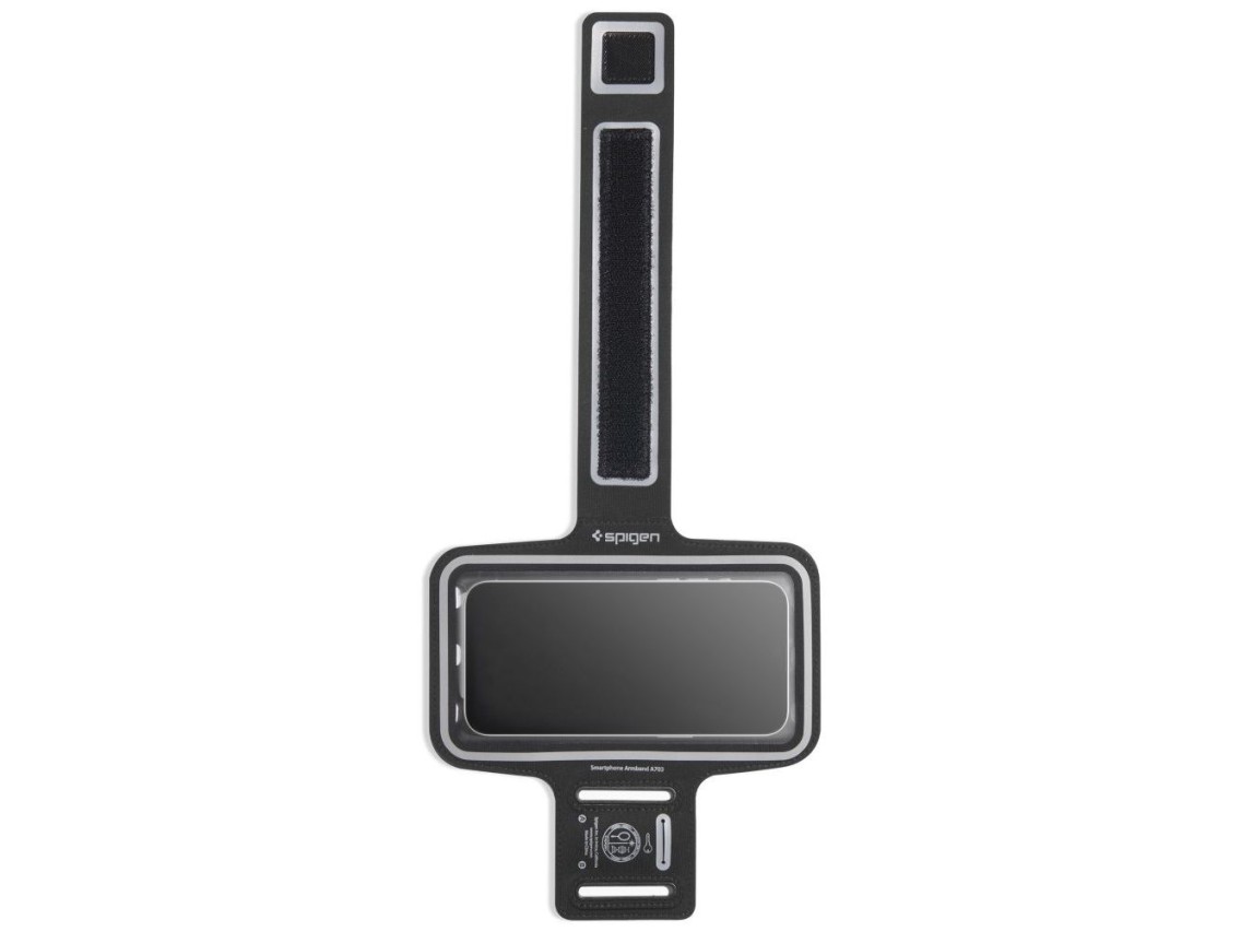 Braçadeira esportiva Spigen A703 de 6,9 ??polegadas - preta