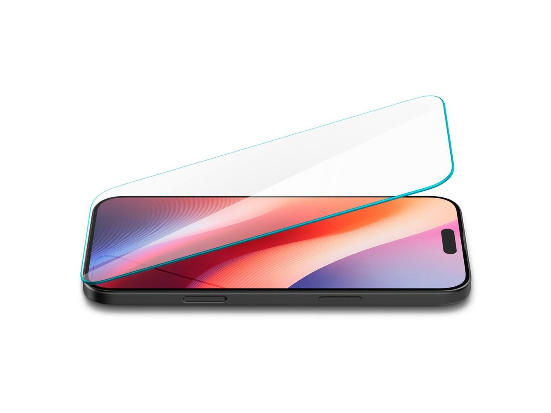 Protector de pantalla de cristal templado Spigen Glas.tR Slim para iPhone 15/16