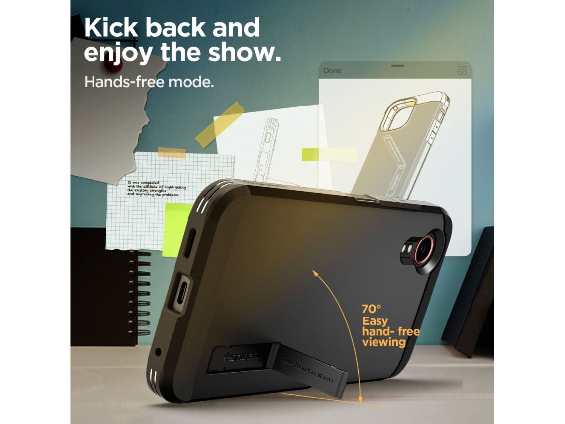 Spigen Tough Armor case for Samsung Galaxy XCover 7 - black