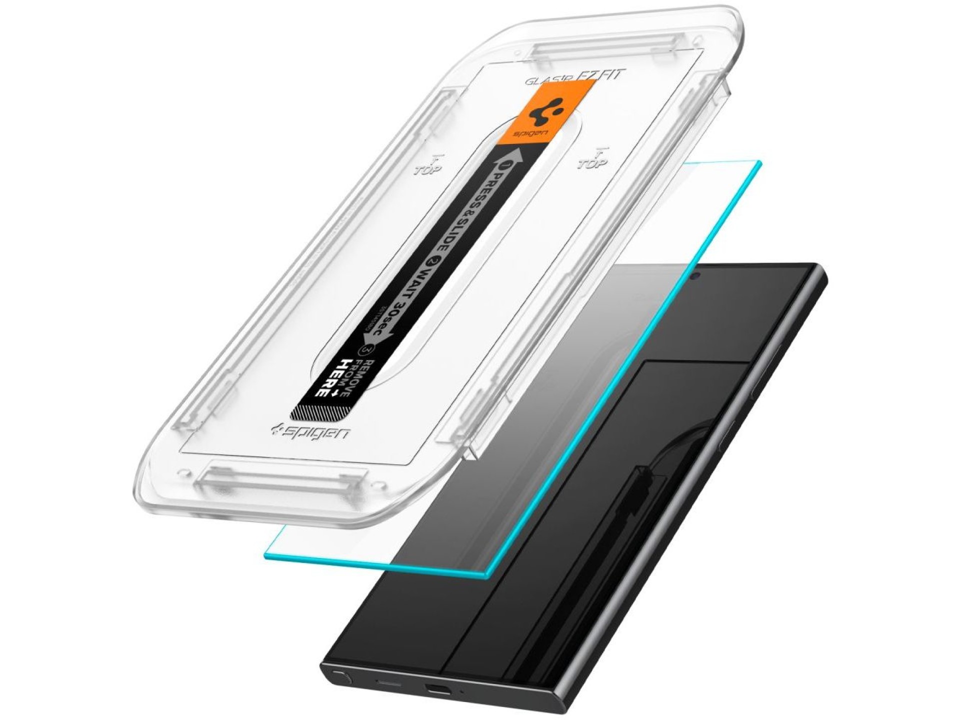 Spigen Glas.tR EZ Fit Tempered Glass for Samsung Galaxy S24 Ultra - 2 pcs.