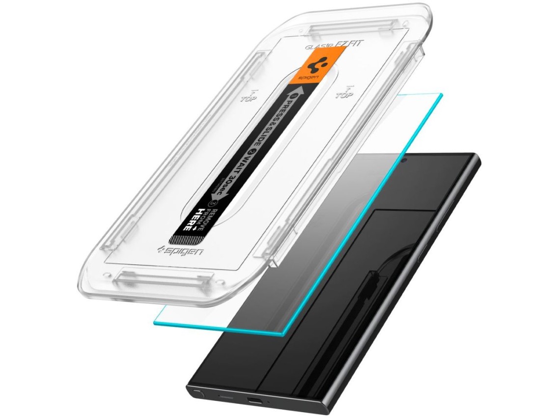 Spigen Glas.tR EZ Fit Tempered Glass for Samsung Galaxy S24 Ultra - 2 pcs.