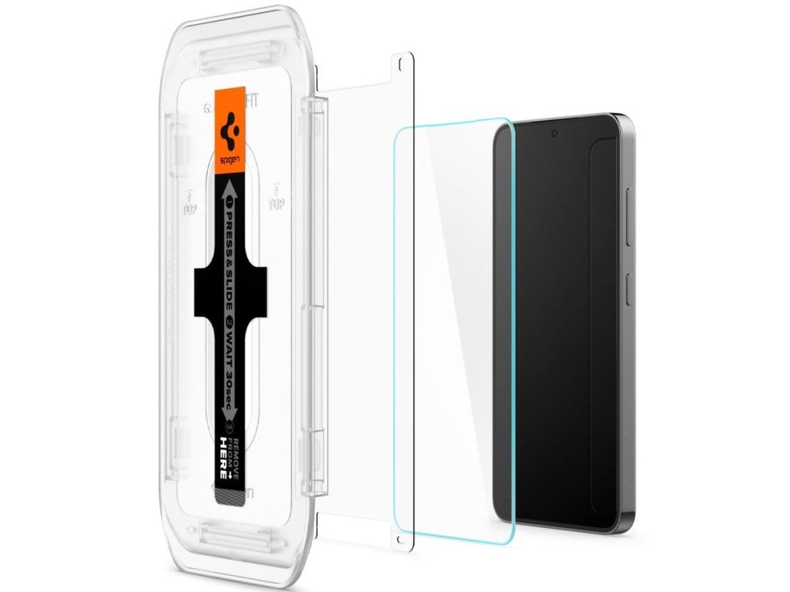 Spigen Glas.tR EZ Fit película de vidro temperado para Samsung Galaxy S24 - 2 unidades.