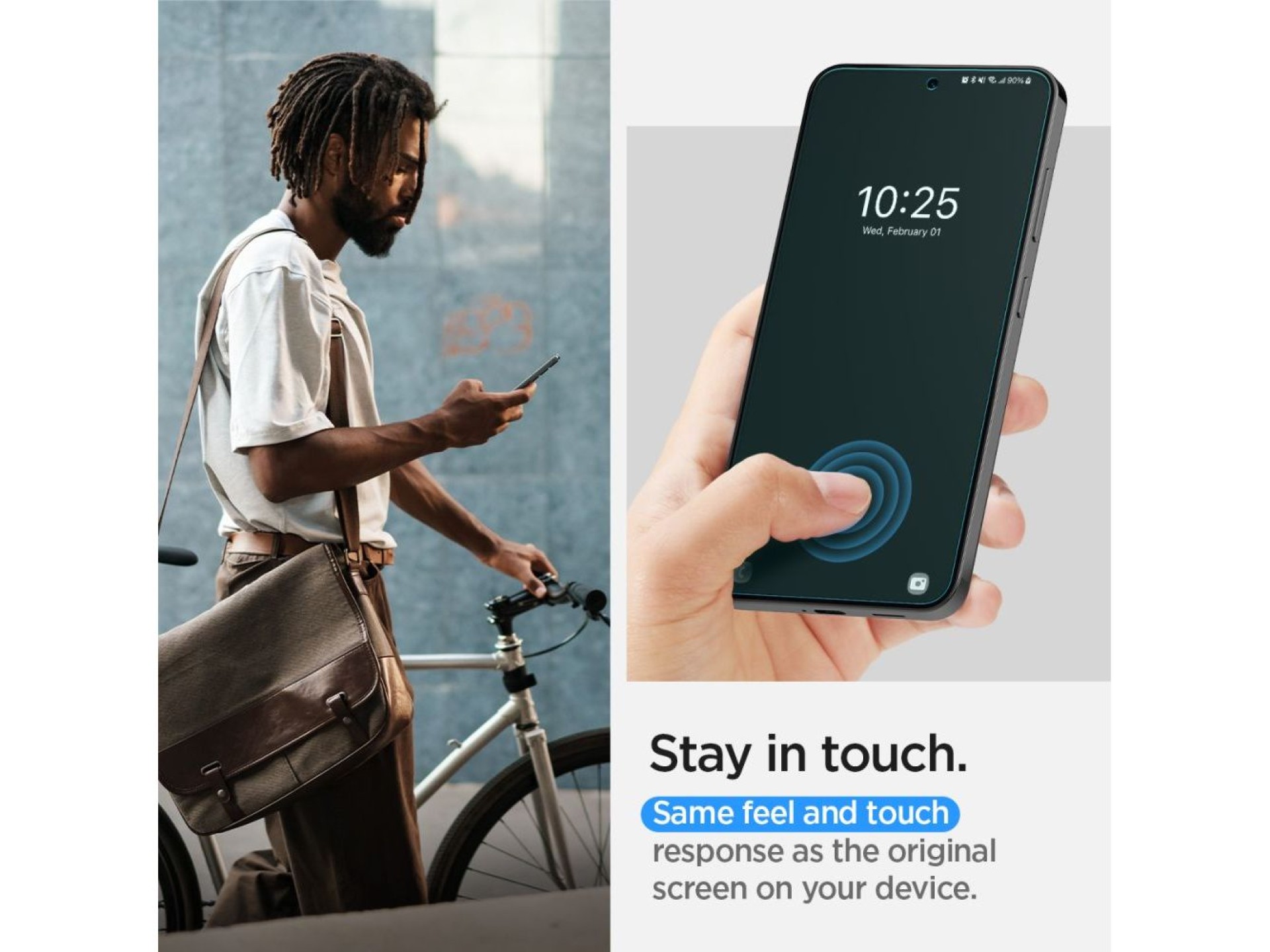 Protector de pantalla de hidrogel Spigen Neo Flex para Samsung Galaxy S24 - 2 unidades.