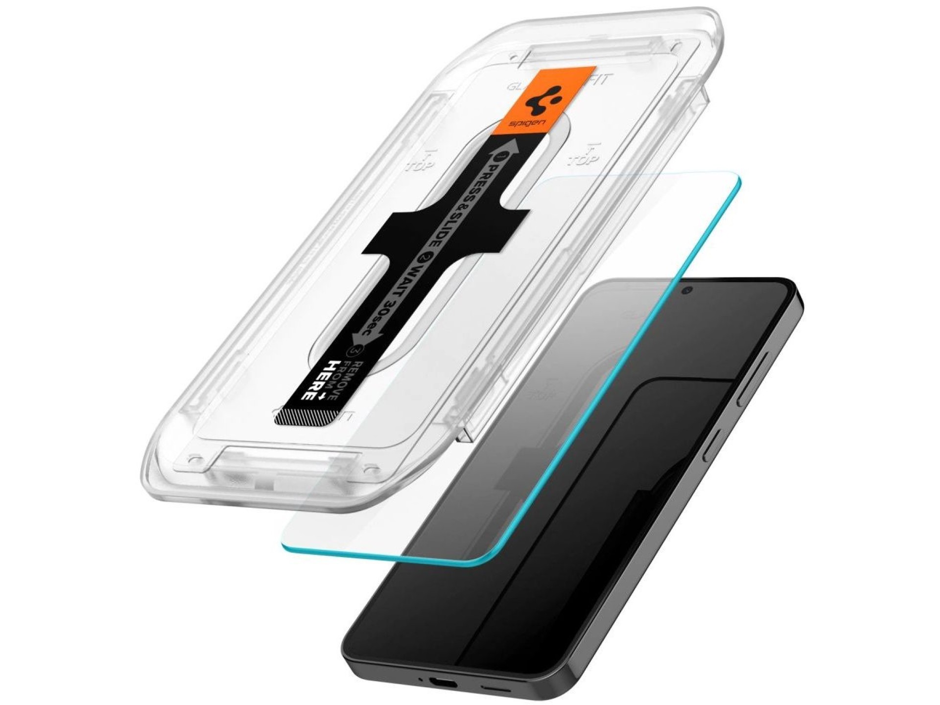 Spigen Glas.tR EZ Fit película de vidro temperado para Samsung Galaxy S24 - 2 unidades.