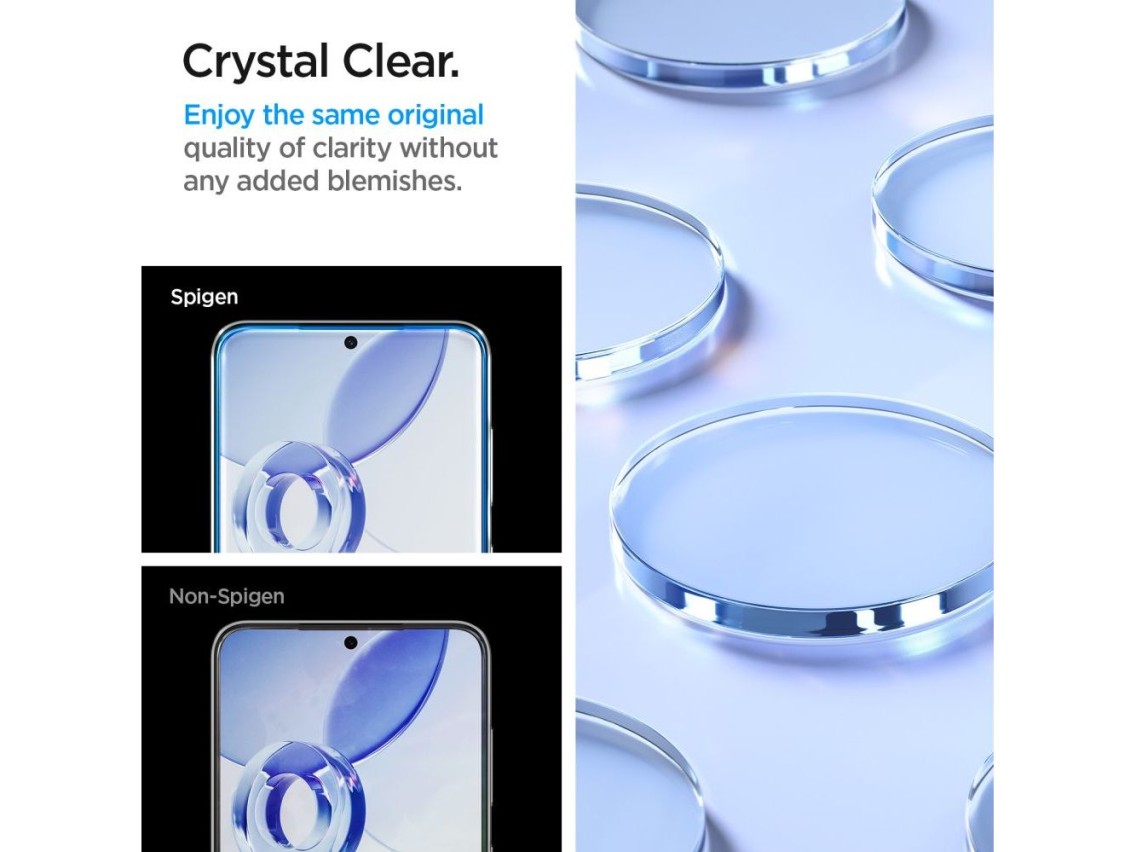 Spigen Glas.tR EZ Fit película de vidro temperado para Samsung Galaxy S24+ - 2 unidades.