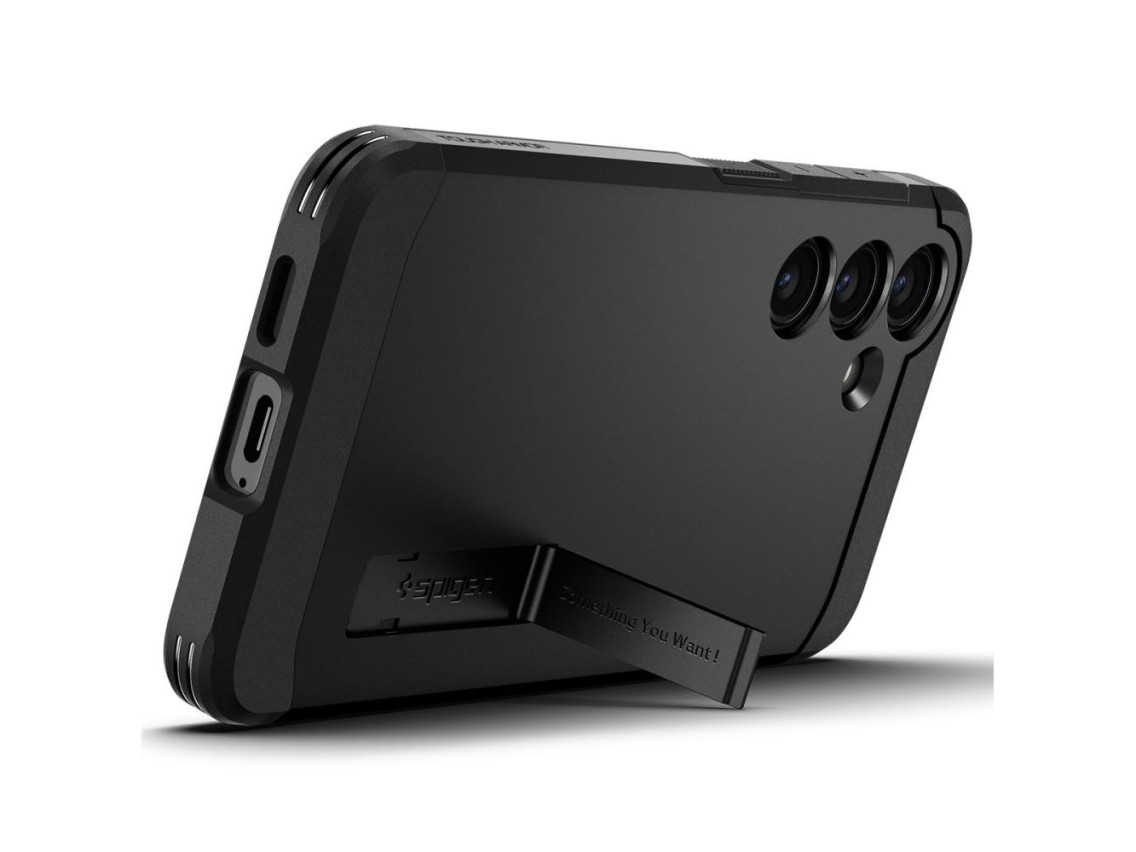 Capa Spigen Tough Armor para Samsung Galaxy S24 - Preta