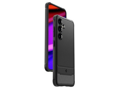 Spigen Rugged Armor Case for Samsung Galaxy S24 - Matte Black Spigen Rugged Armor Case for Samsung Galaxy S24 - Matte Black