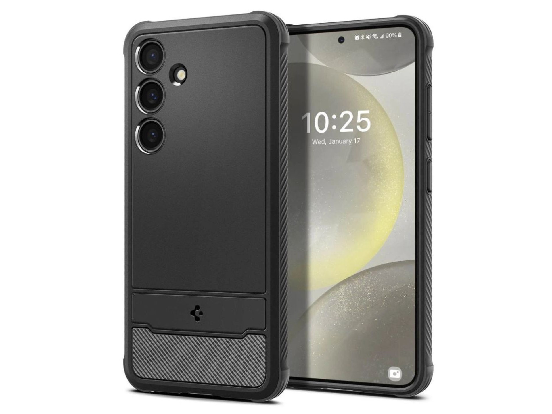 Funda Spigen Rugged Armor para Samsung Galaxy S24 - Negro mate