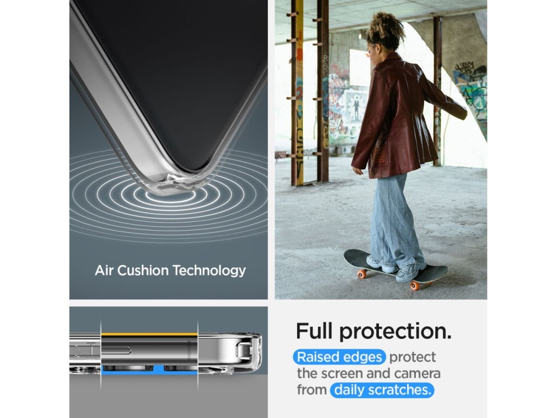 Funda Spigen Liquid Crystal para Samsung Galaxy S24 - Transparente
