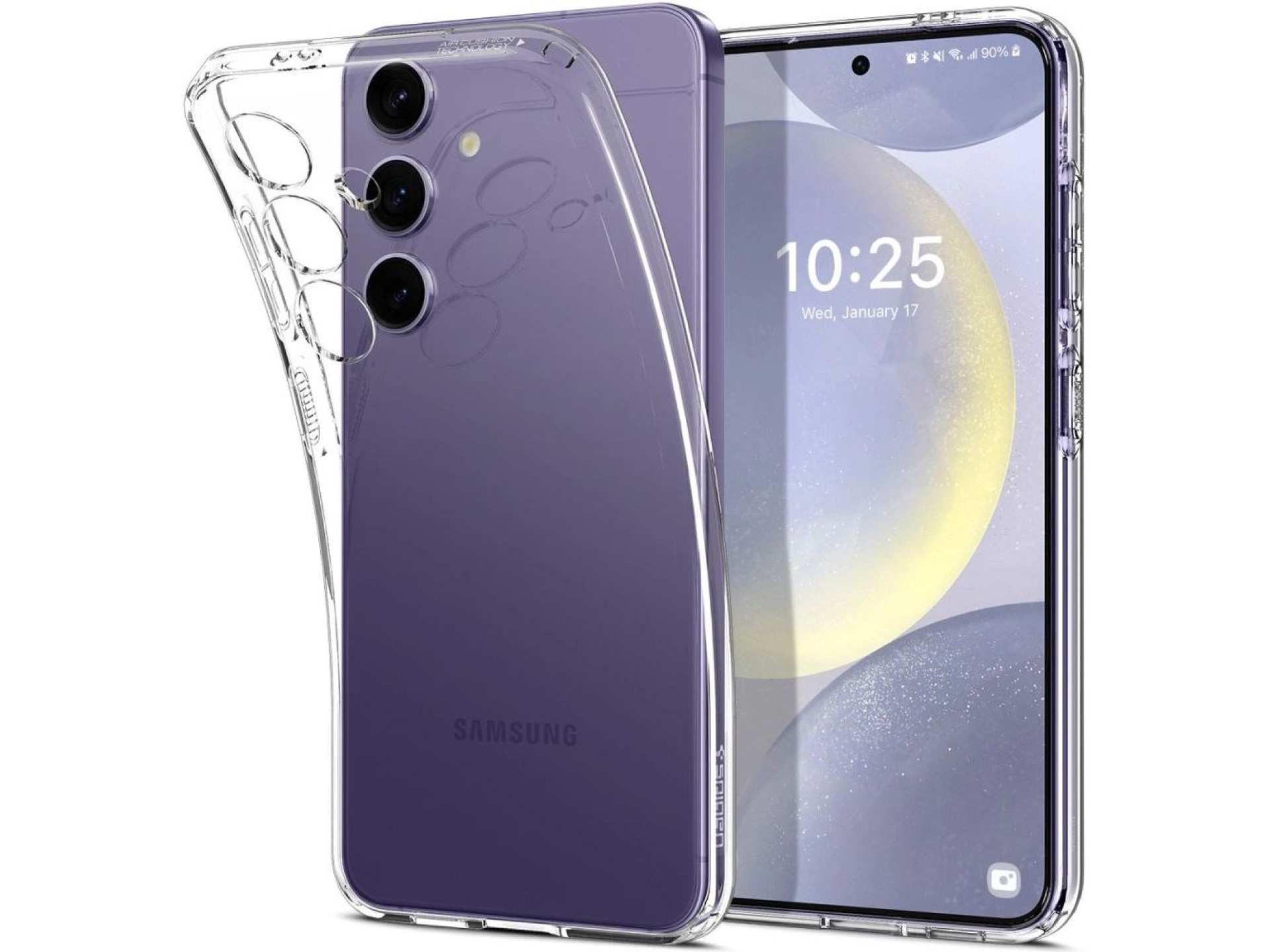 Funda Spigen Liquid Crystal para Samsung Galaxy S24 - Transparente