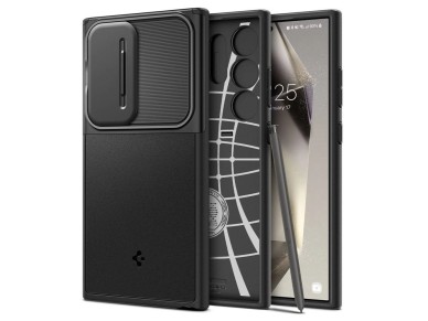 Spigen Optik Armor Case for Samsung Galaxy S24 Ultra - Black Spigen Optik Armor Case for Samsung Galaxy S24 Ultra - Black