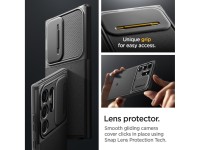 Capa Spigen Optik Armor para Samsung Galaxy S24 Ultra - Preta Capa Spigen Optik Armor para Samsung Galaxy S24 Ultra - Preta