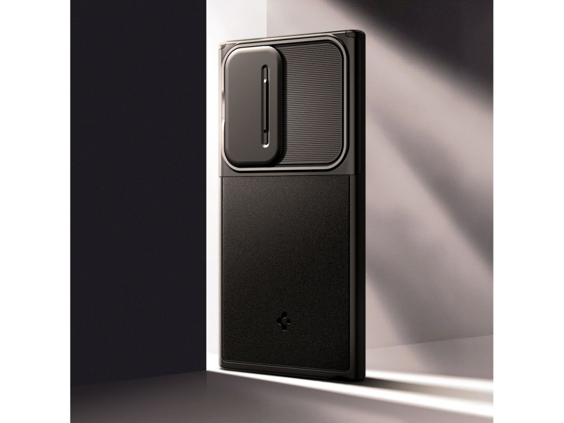 Capa Spigen Optik Armor para Samsung Galaxy S24 Ultra - Preta