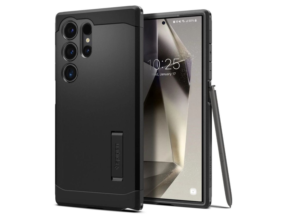 Funda Spigen Tough Armor para Samsung Galaxy S24 Ultra - Negra