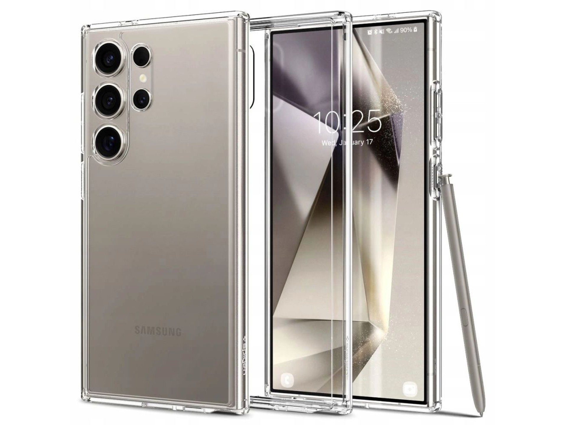 Capa Spigen Ultra Hybrid para Samsung Galaxy S24 Ultra - Transparente