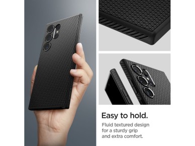 Spigen Liquid Air Case for Samsung Galaxy S24 Ultra - Matte Black Spigen Liquid Air Case for Samsung Galaxy S24 Ultra - Matte Black