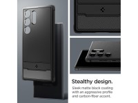 Spigen Rugged Armor Case for Samsung Galaxy S24 Ultra - Matte Black Spigen Rugged Armor Case for Samsung Galaxy S24 Ultra - Matte Black