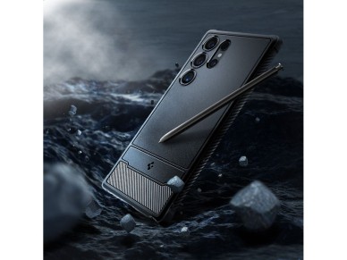 Spigen Rugged Armor Case for Samsung Galaxy S24 Ultra - Matte Black Spigen Rugged Armor Case for Samsung Galaxy S24 Ultra - Matte Black