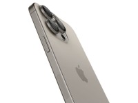 Protetor de câmera Spigen Optik.tR EZ Fit para iPhone 14 Pro / Pro Max / 15 Pro / Pro Max - Titânio Protetor de câmera Spigen Optik.tR EZ Fit para iPhone 14 Pro / Pro Max / 15 Pro / Pro Max - Titânio