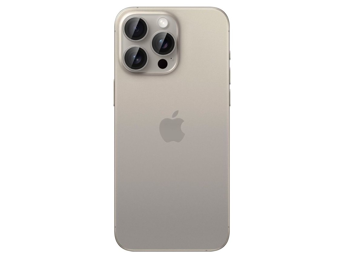 Protetor de câmera Spigen Optik.tR EZ Fit para iPhone 14 Pro / Pro Max / 15 Pro / Pro Max - Titânio