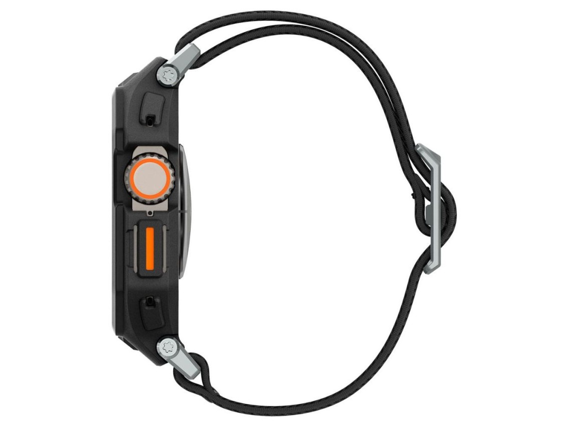 Spigen Lite Fit Pro Case with Strap for Apple Watch Ultra 1 / 2 (49mm) - Matte Black