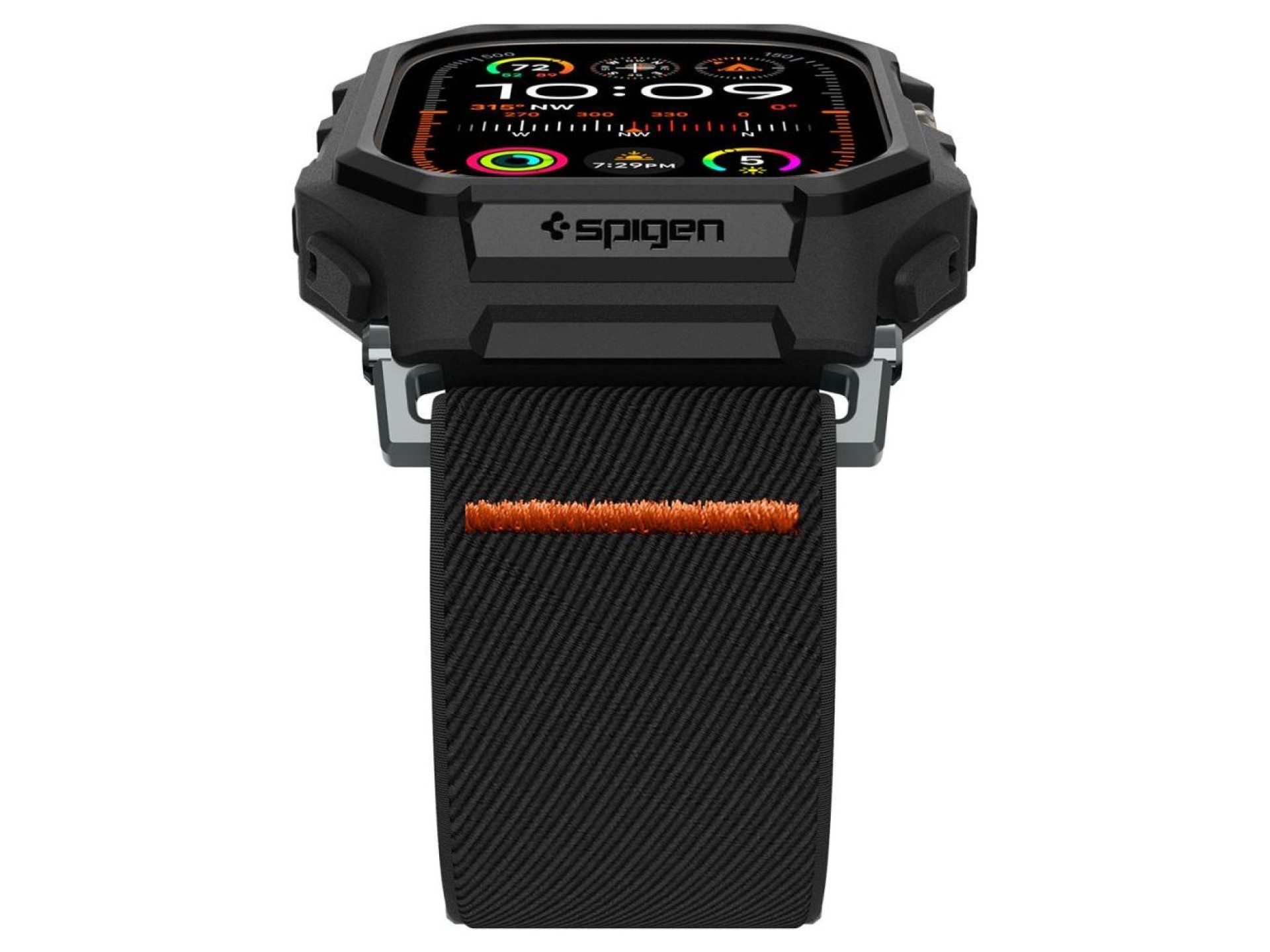Spigen Lite Fit Pro Case with Strap for Apple Watch Ultra 1 / 2 (49mm) - Matte Black