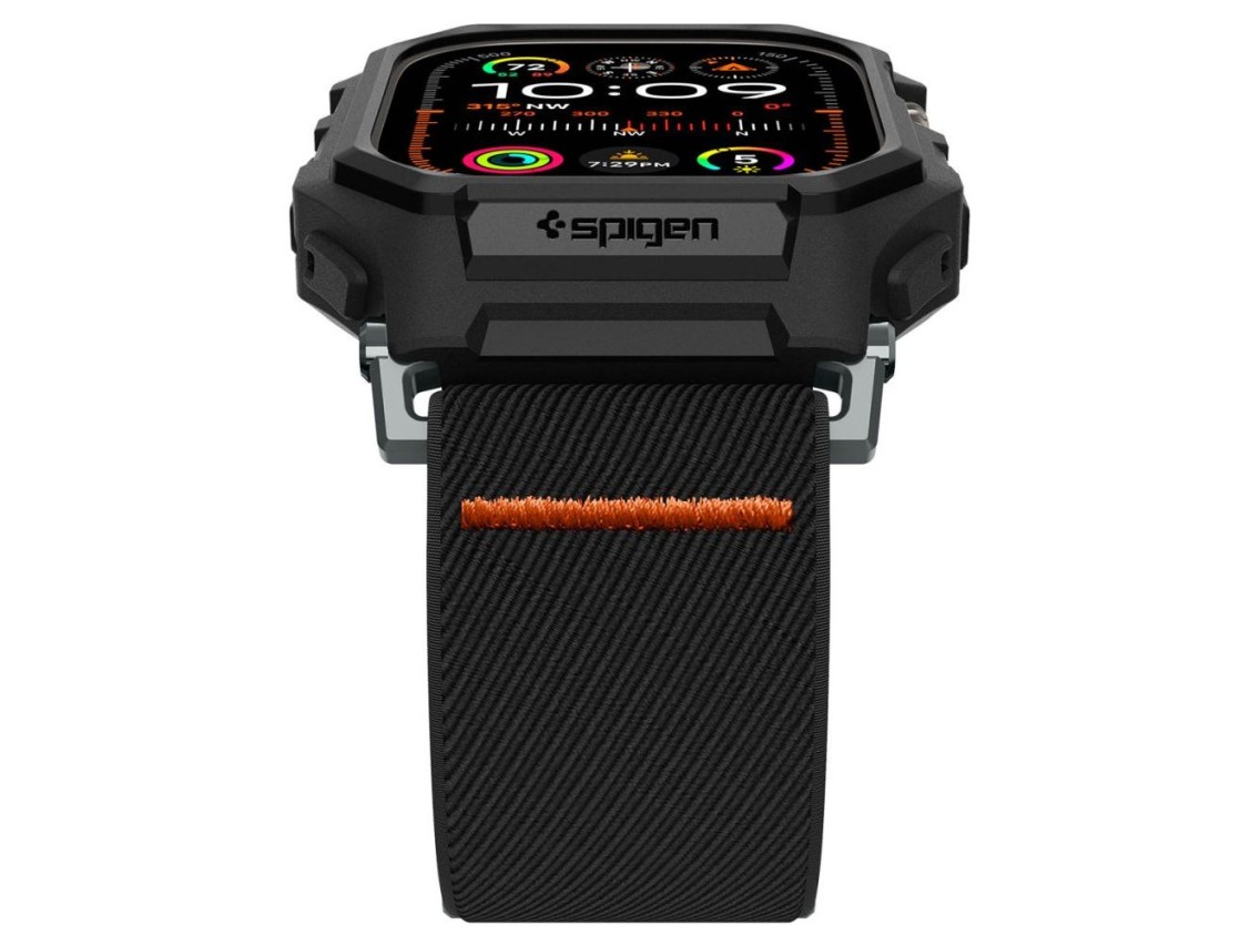 Spigen Lite Fit Pro Case with Strap for Apple Watch Ultra 1 / 2 (49mm) - Matte Black