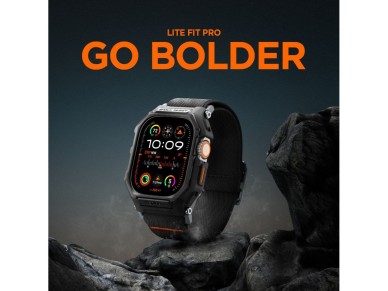 Spigen Lite Fit Pro Case with Strap for Apple Watch Ultra 1 / 2 (49mm) - Matte Black Spigen Lite Fit Pro Case with Strap for Apple Watch Ultra 1 / 2 (49mm) - Matte Black