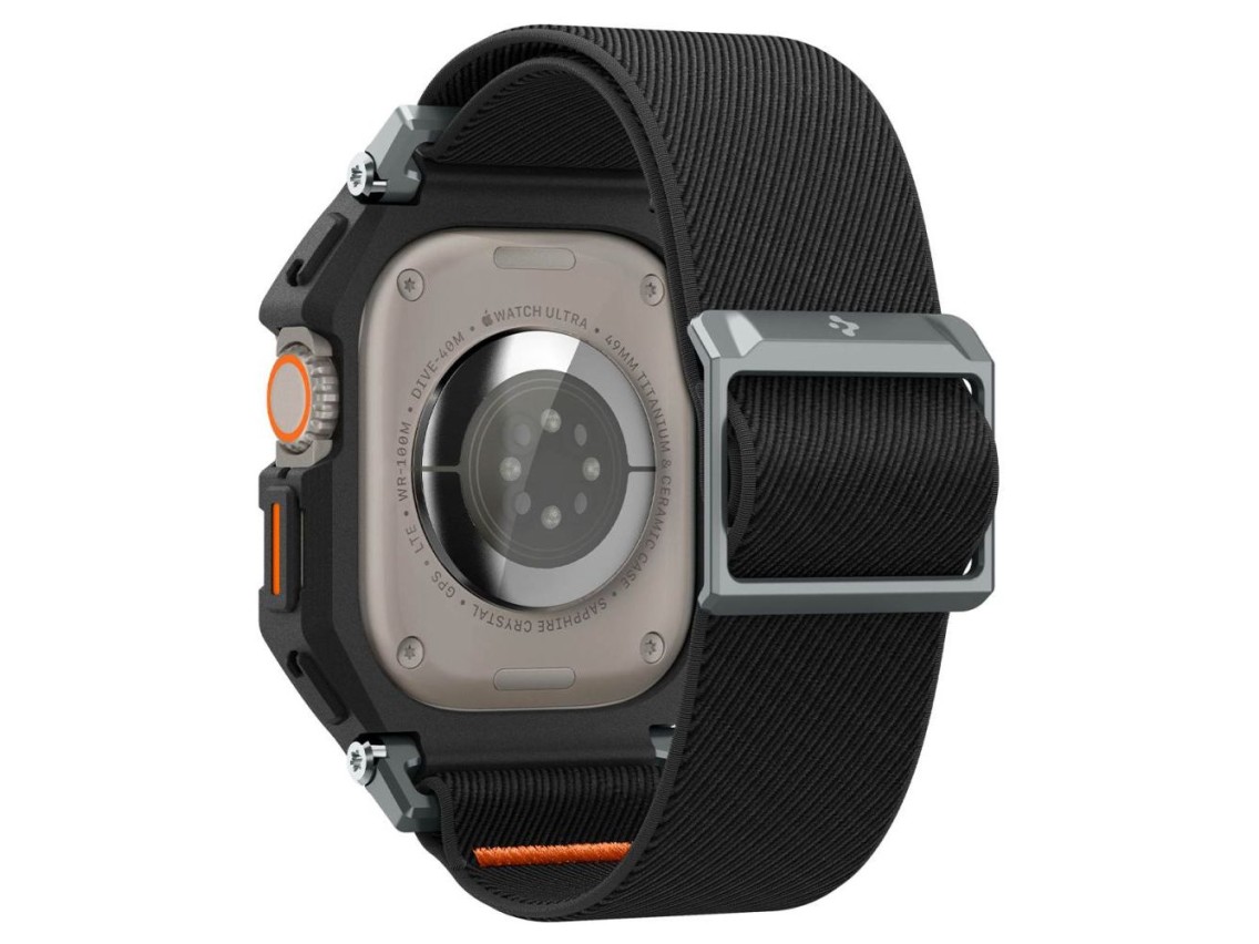 Spigen Lite Fit Pro Case with Strap for Apple Watch Ultra 1 / 2 (49mm) - Matte Black