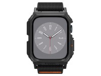 Funda Spigen Lite Fit Pro con correa para Apple Watch 4 / 5 / 6 / 7 / 8 / 9 / SE (44 / 45 mm) - Negr