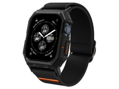 Spigen Lite Fit Pro Case with Strap for Apple Watch 4 / 5 / 6 / 7 / 8 / 9 / SE (44 / 45 mm) - Matte 