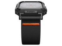 Funda Spigen Lite Fit Pro con correa para Apple Watch 4 / 5 / 6 / 7 / 8 / 9 / SE (44 / 45 mm) - Negr