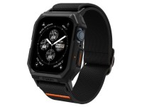 Funda Spigen Lite Fit Pro con correa para Apple Watch 4 / 5 / 6 / 7 / 8 / 9 / SE (44 / 45 mm) - Negr