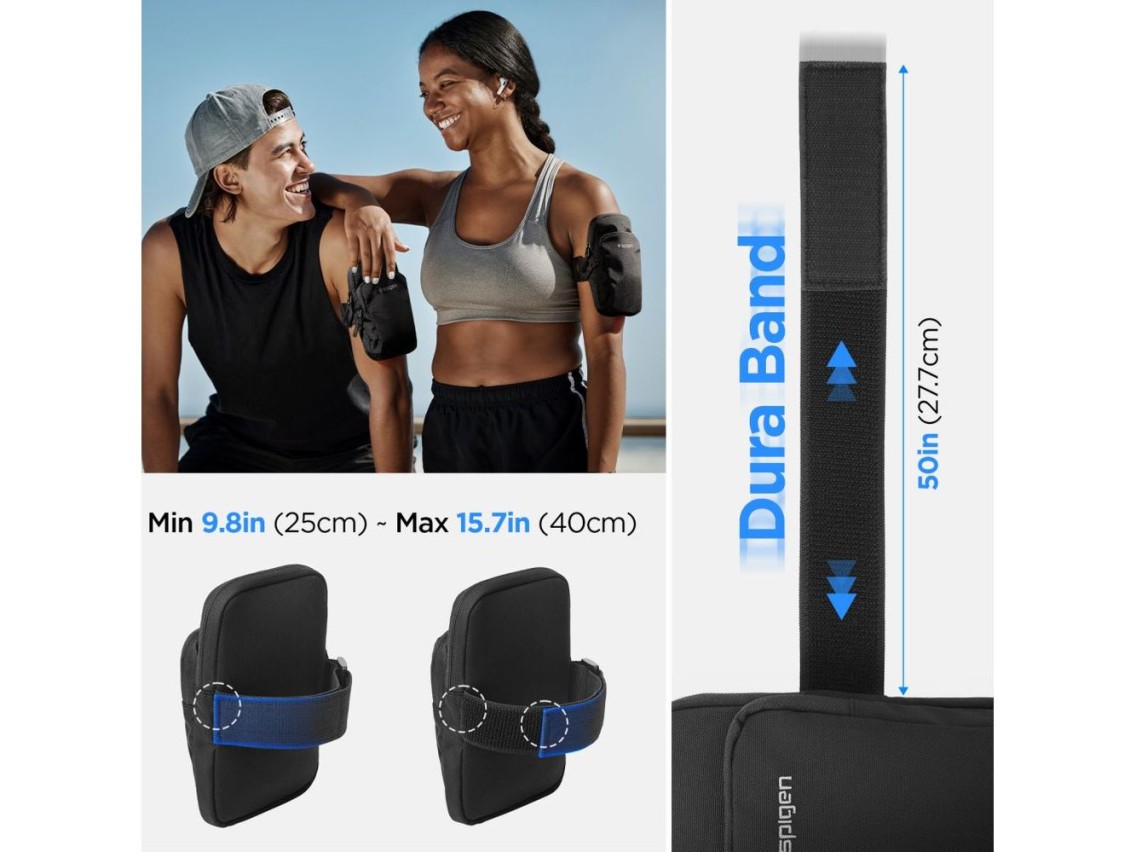 Braçadeira Spigen Dynamic Shield A702 - Preta