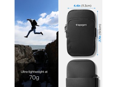 Spigen Dynamic Shield A702 Armband - Black Spigen Dynamic Shield A702 Armband - Black