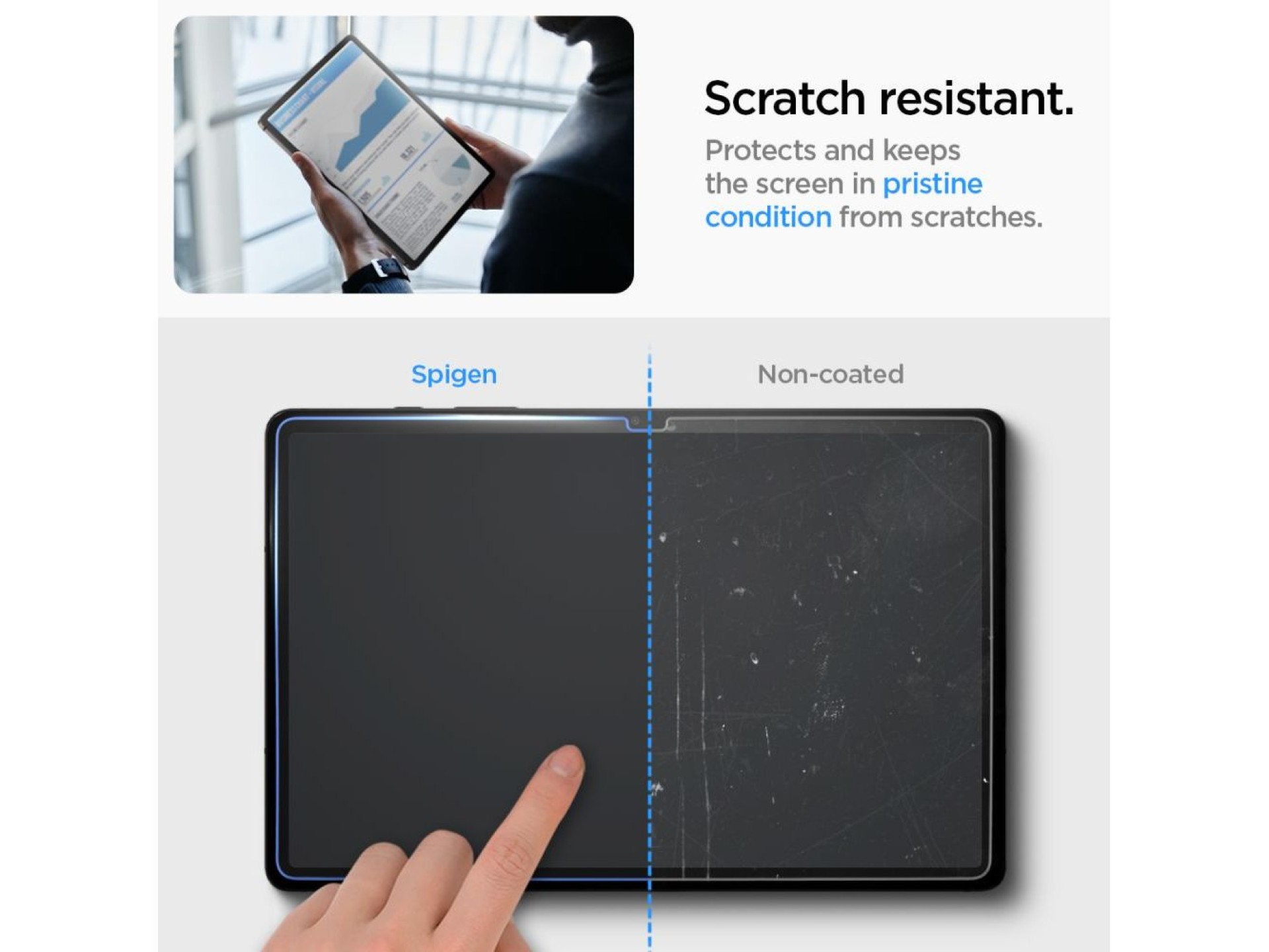 Spigen Glas.tR EZ Fit Película de Vidro Temperado para Samsung Galaxy Tab S9 11'' X710 / X716B