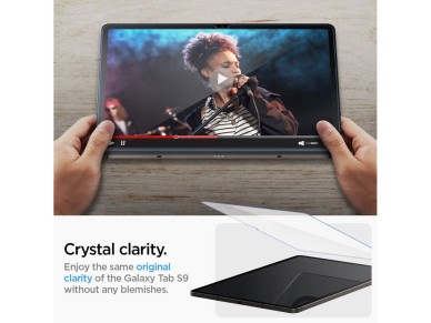 Spigen Glas.tR EZ Fit Pel�cula de Vidro Temperado para Samsung Galaxy Tab S9 11'' X710 / X716B
