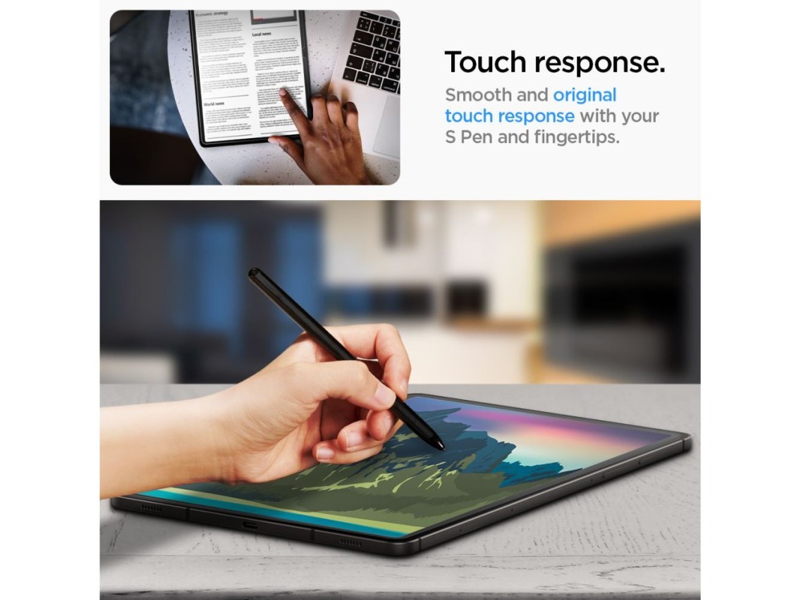 Spigen Glas.tR EZ Fit Película de Vidro Temperado para Samsung Galaxy Tab S9 11'' X710 / X716B