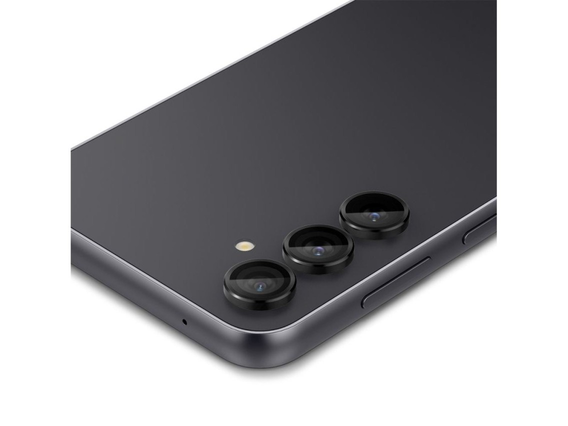 Protector de cámara Spigen Glas.tR EZ Fit Optik para Samsung Galaxy S23 FE - Negro, 2 unidades.