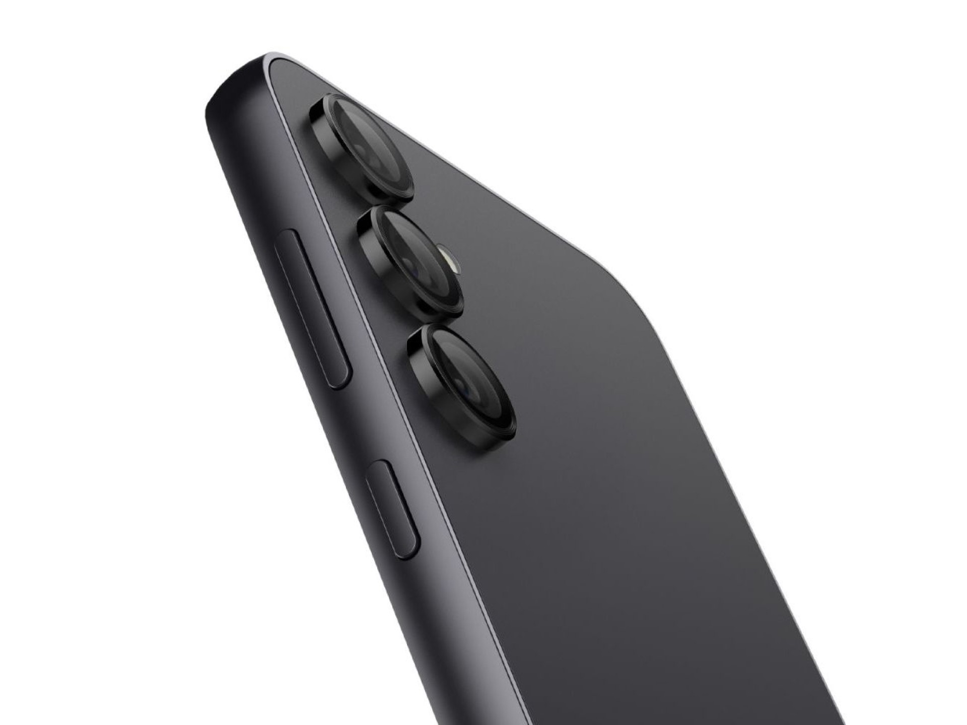 Protector de cámara Spigen Glas.tR EZ Fit Optik para Samsung Galaxy S23 FE - Negro, 2 unidades.