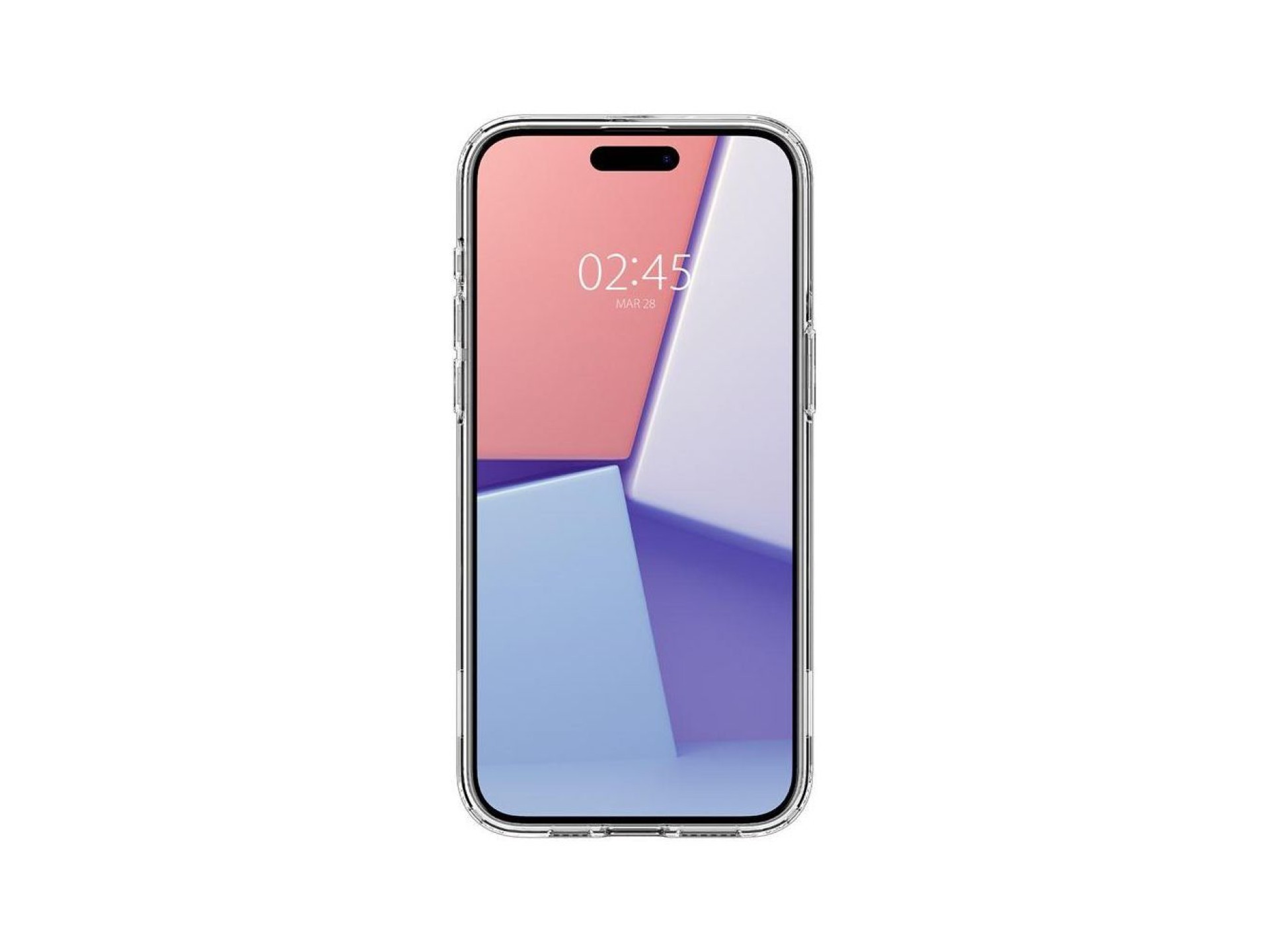 Spigen Ultra Hybrid S MagSafe Case with Stand for iPhone 15 Pro - Transparent