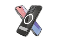 Spigen Ultra Hybrid S MagSafe Case with Stand for iPhone 15 Pro - Transparent Spigen Ultra Hybrid S MagSafe Case with Stand for iPhone 15 Pro - Transparent